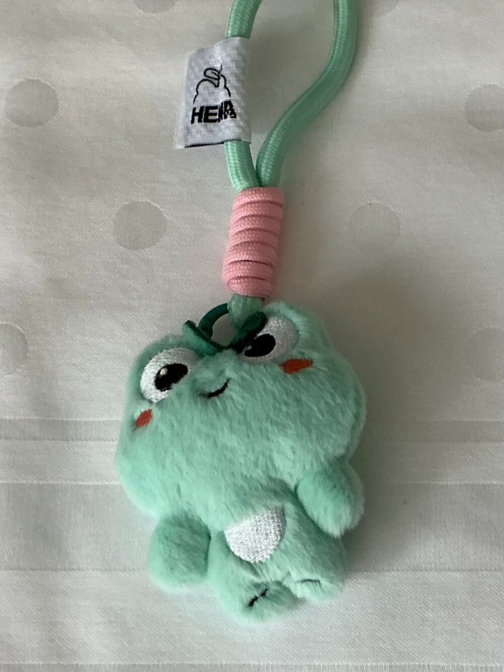 Hema Green Frog Plush Bag Charm